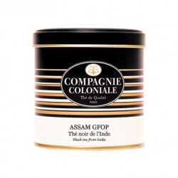 Thé noir Assam GFOP en boite métal luxe - Compagnie & Co