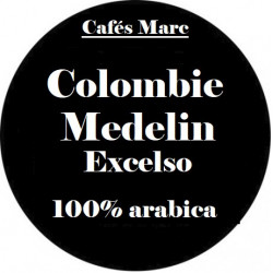 Café Colombie Medellin Excelso en Grain - Cafés Marc depuis 1945.