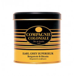 Thé Earl Grey Supérieur en boite métal luxe - Compagnie Coloniale depuis 1848
